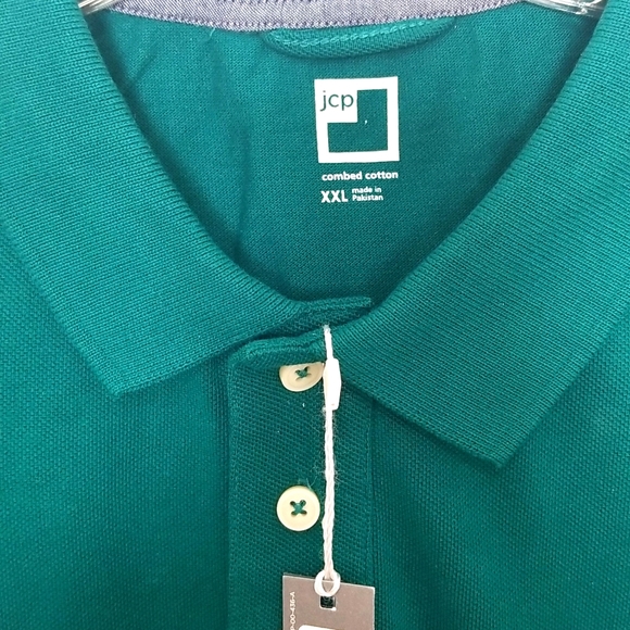 NWT Men's Exquisite Teal Polo - Picture 3 of 5